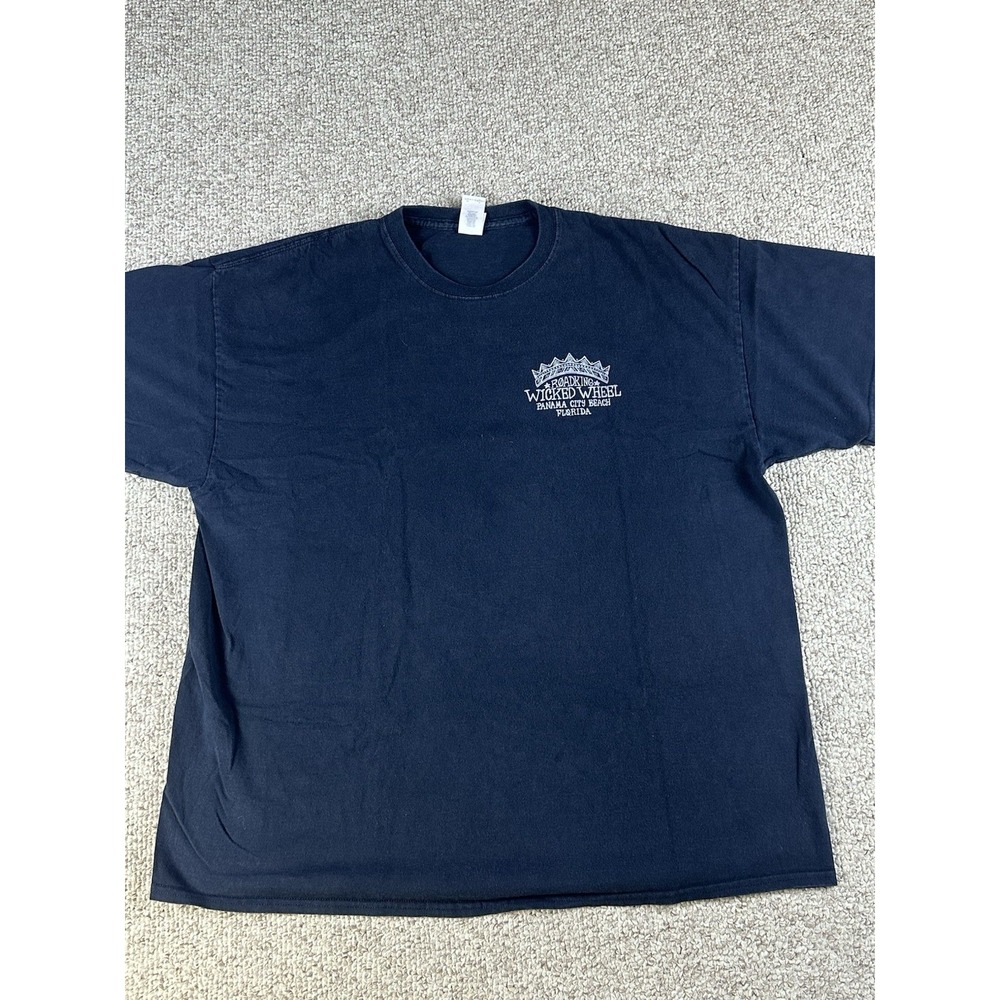 The Wicked Wheel Bar Panama City Beach Florida Graphic Tshirt Men's Size 2XL